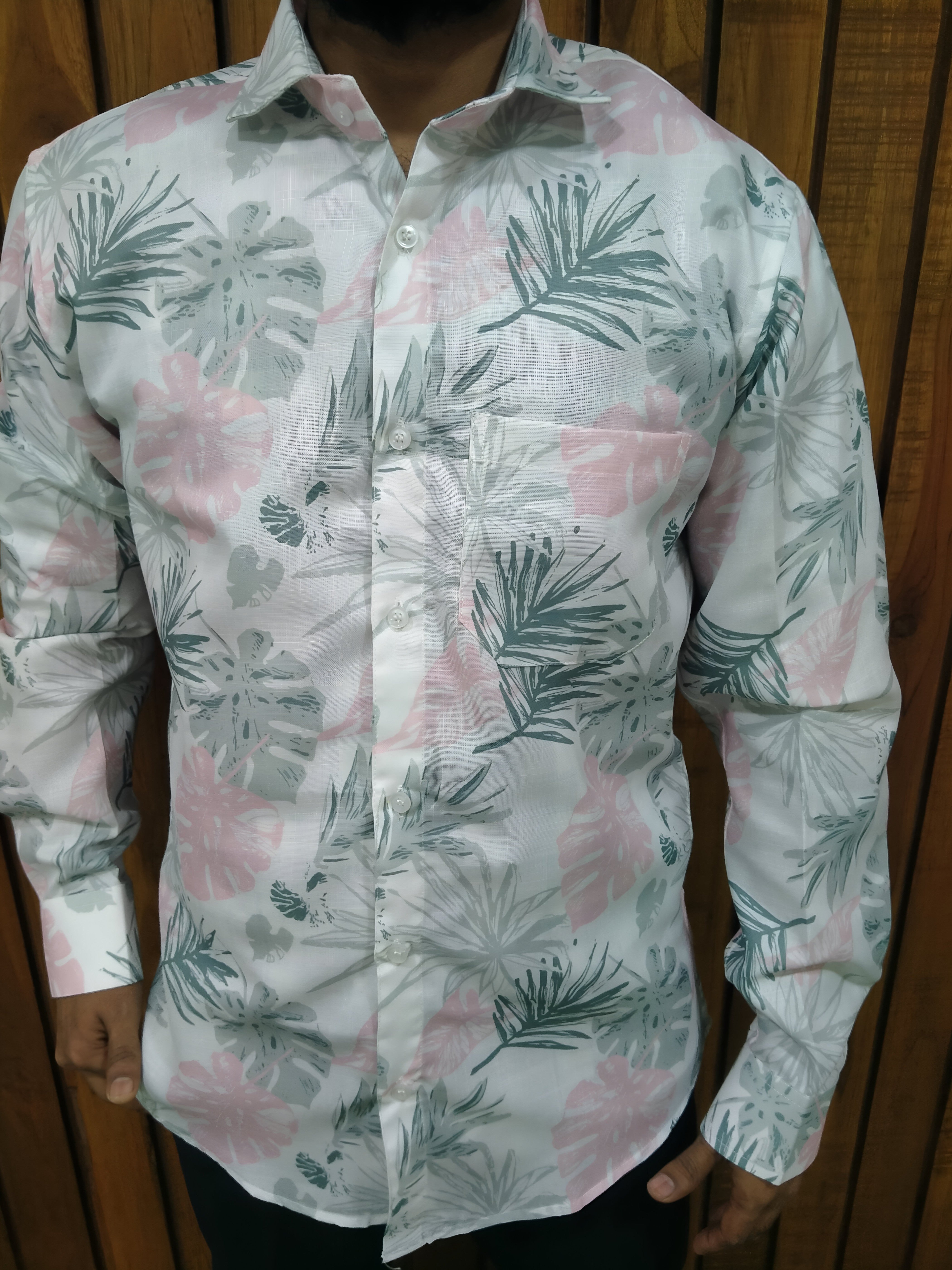 Stylish Traditional Printed Full Sleeve Shirt For Men's