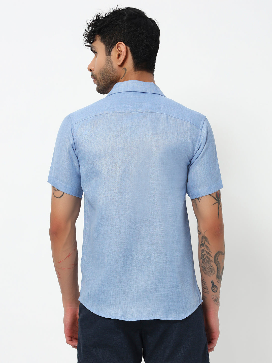 Lenen SkyBlue Shirt For Men