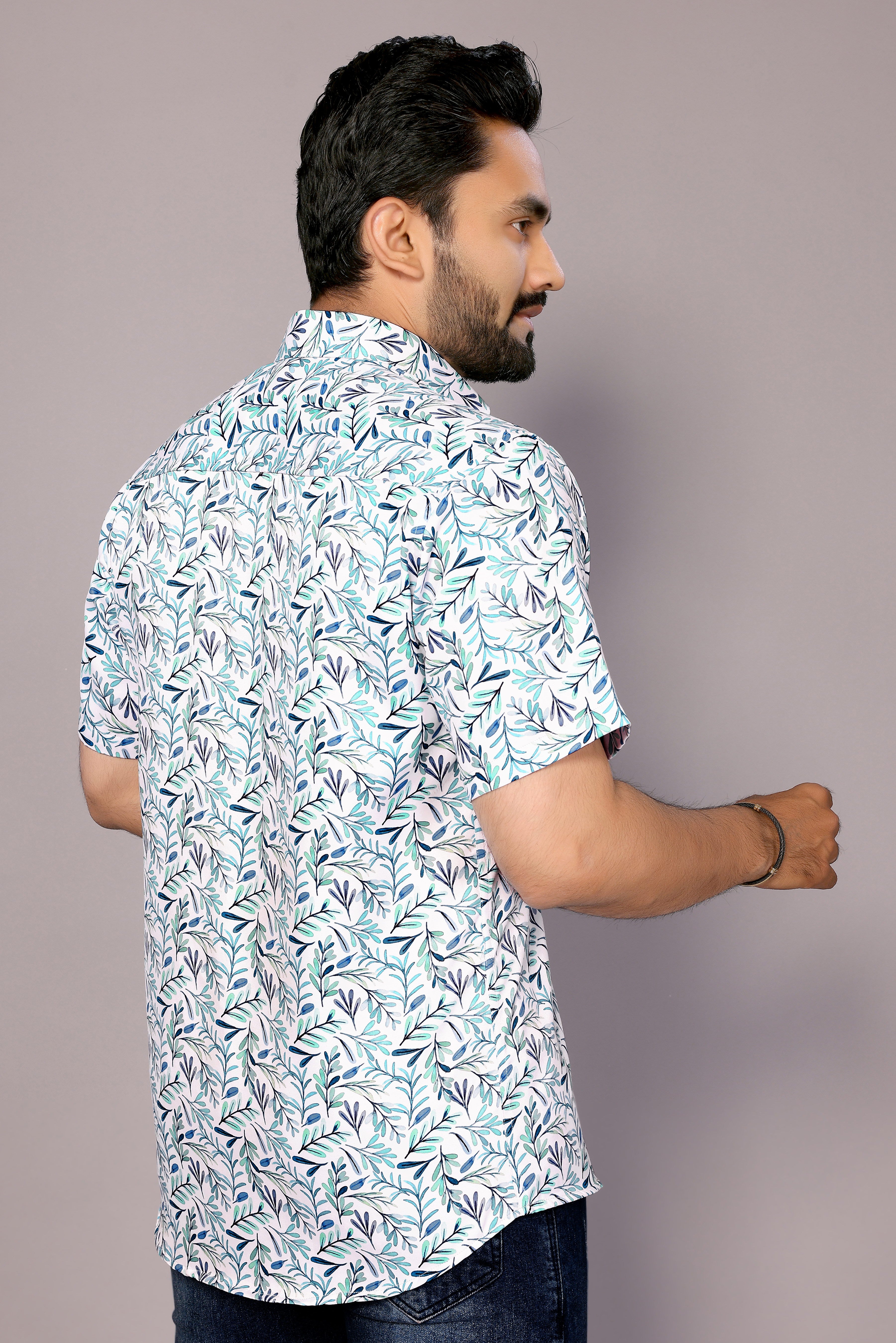 Stylish Casual & Classy Multi Colour Printed Half Sleeves Shirt