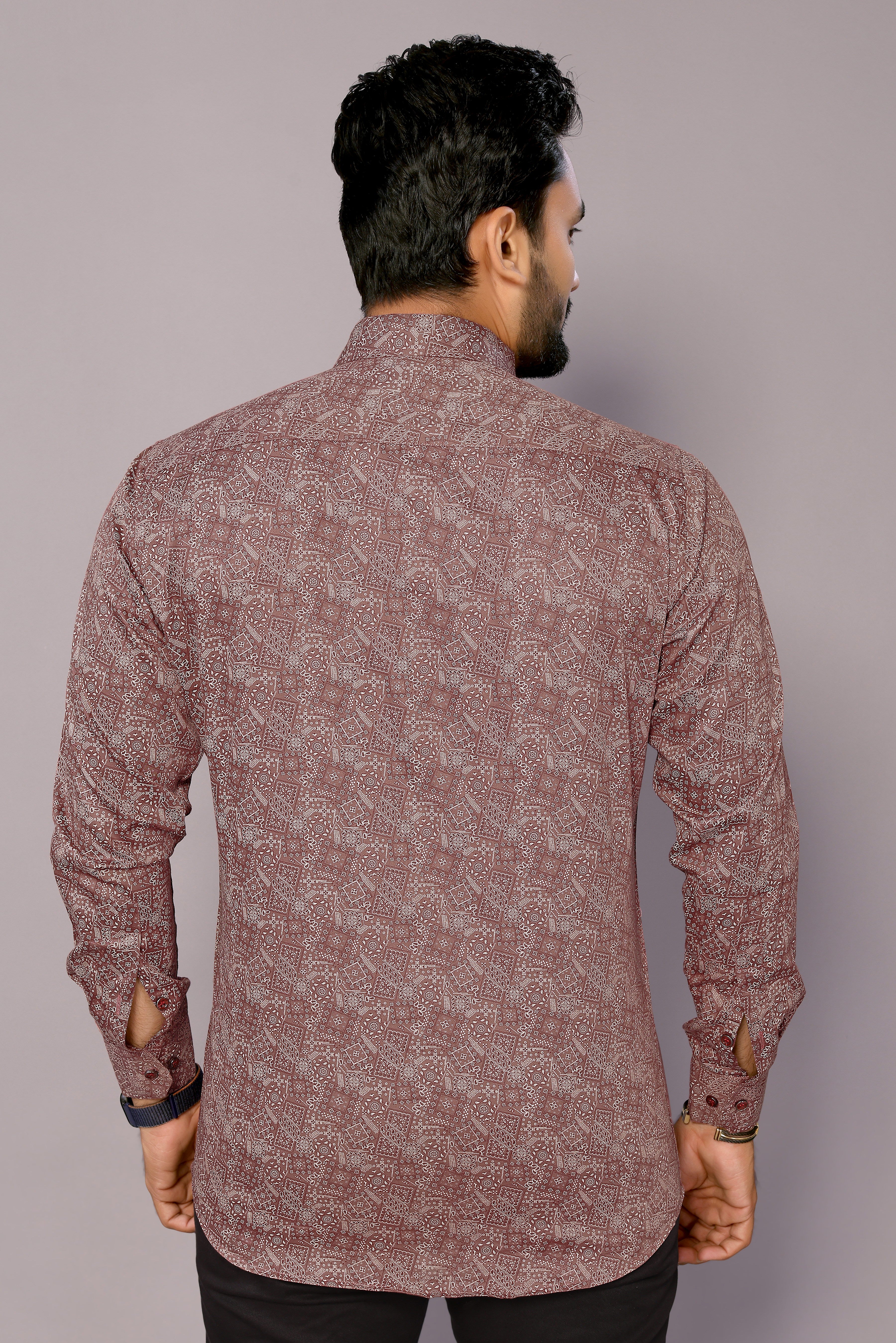 Kinggspire Stylish Casual & Classy Cotton Printed Multi Colour Full Sleeve Shirt