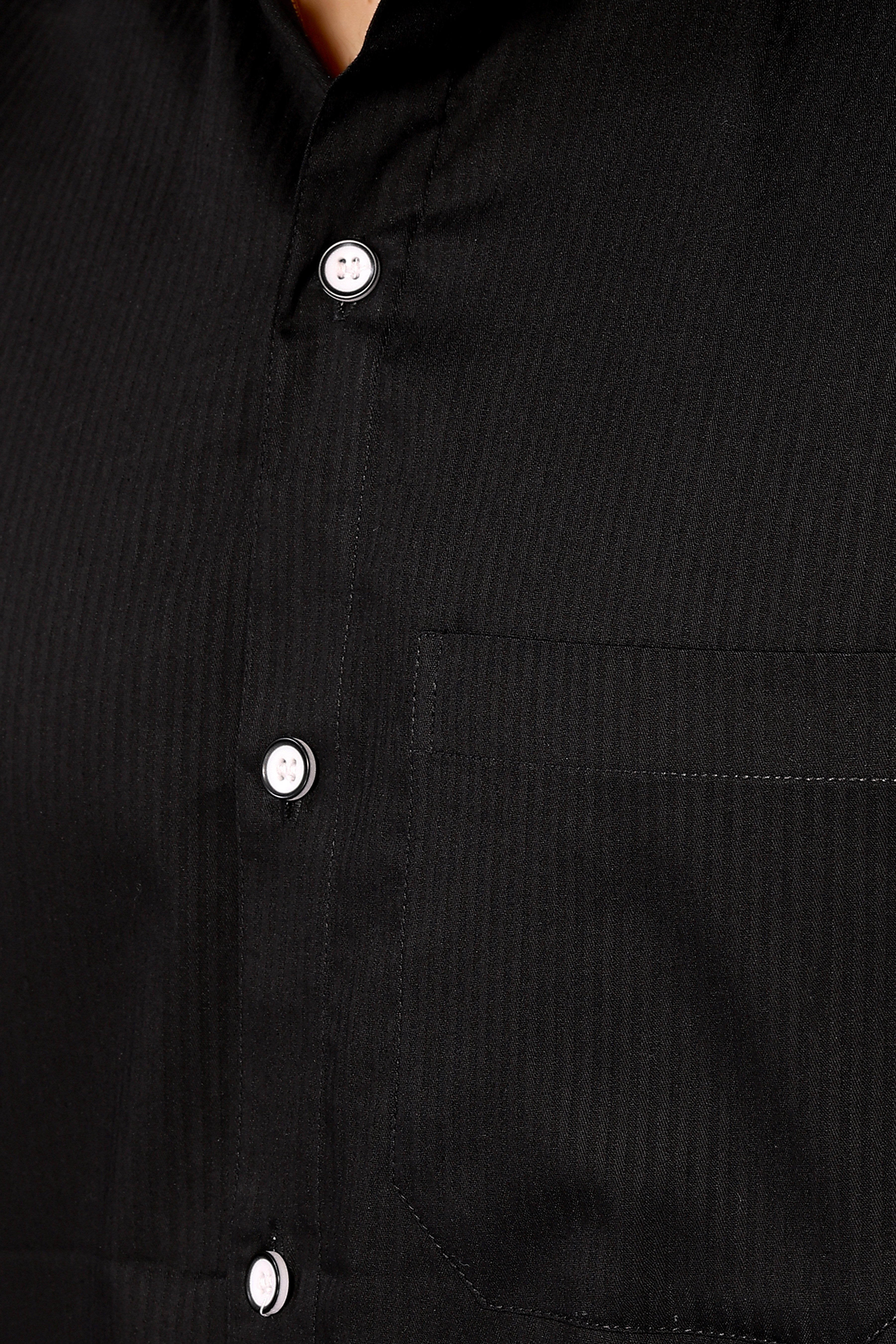 Stylish Casual & Classy Cotton Black Colour Full Sleeve Shirt